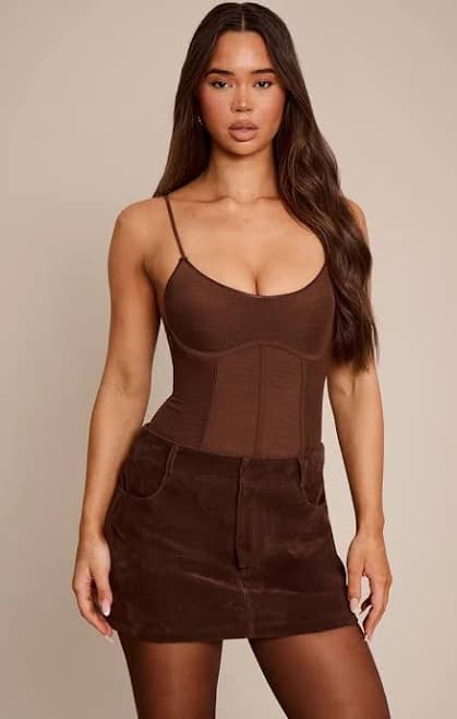 Women's Stretch Strappy Bodysuit