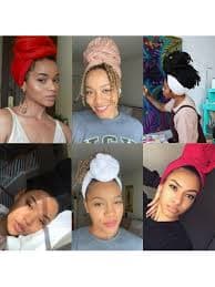 Hair Wrap for Black Women with Natural Hair Large Stretch Soft Edge Scarves for Braids Dreadlocks Headbands - Walmart.com