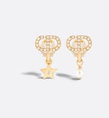 Dior Petit CD Lucky Charms Clip-On Earrings - E3747WOMCY_D03S | REVERSIBLE