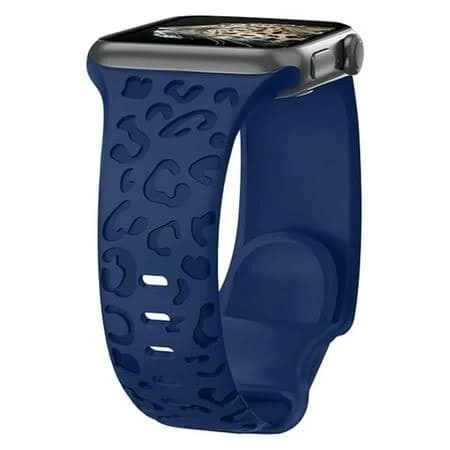 Antshare Compatible with Apple Watch Band 38mm 40mm 41mm 42mm 44mm 45mm, Waterproof Cheetah Sport Silicone Strap Wristbands for iWatch Bands Series 11