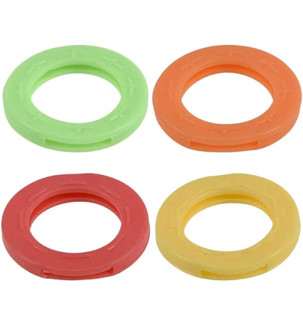 Hillman Mk CD Key Neon-Colored ID Bands (4-Pack)