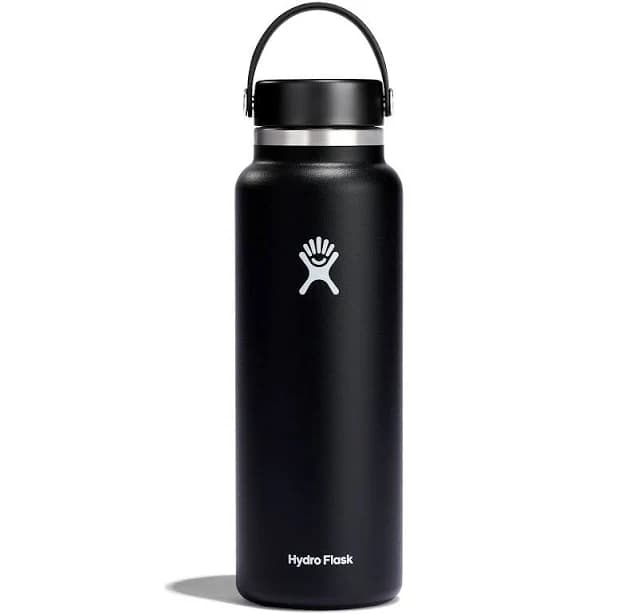 Hydro Flask 40 oz Wide Mouth Black Water Bottle