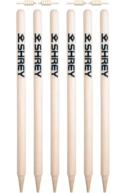 SHREY HERITAGE WOODEN CRICKET STUMP SET