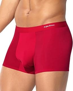 Mens Boxer Briefs Sexy Modal Mesh Underwear with Pouch Moisture Wicking Breathable Trunks 1 Pack