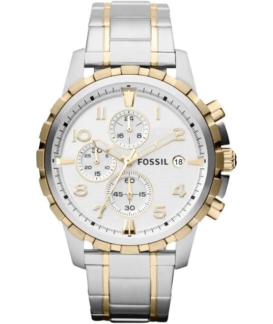 Fossil Men's Dean Steel Chronograph Watch FS4795