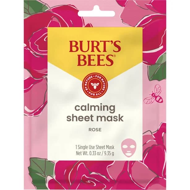 Burt's Bees Calming Sheet Mask Rose