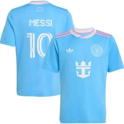 adidas Youth Inter Miami CF Third Messi Kids Jersey 25/26