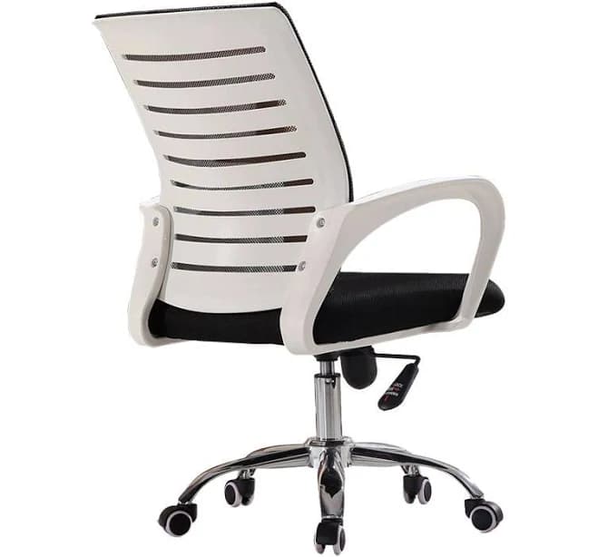 Ergonomic Supportive Mid-Back Mesh Task Chair with Adjustable Seat Height & Fixed Arms