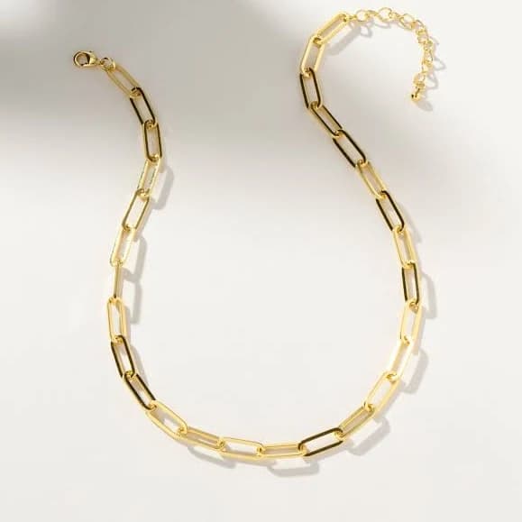 Uncommon James Linked Up Paperclip Chain Necklace