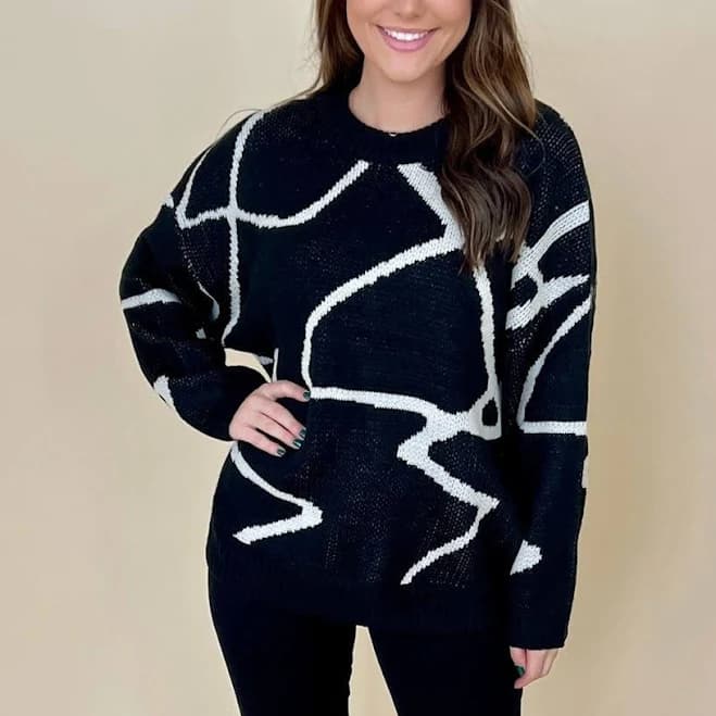 Abstract Sweater