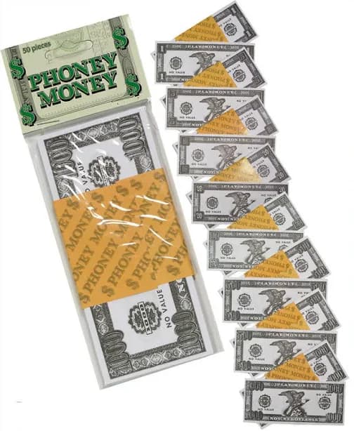 Forum Novelties Phoney Money 100 50/Pack