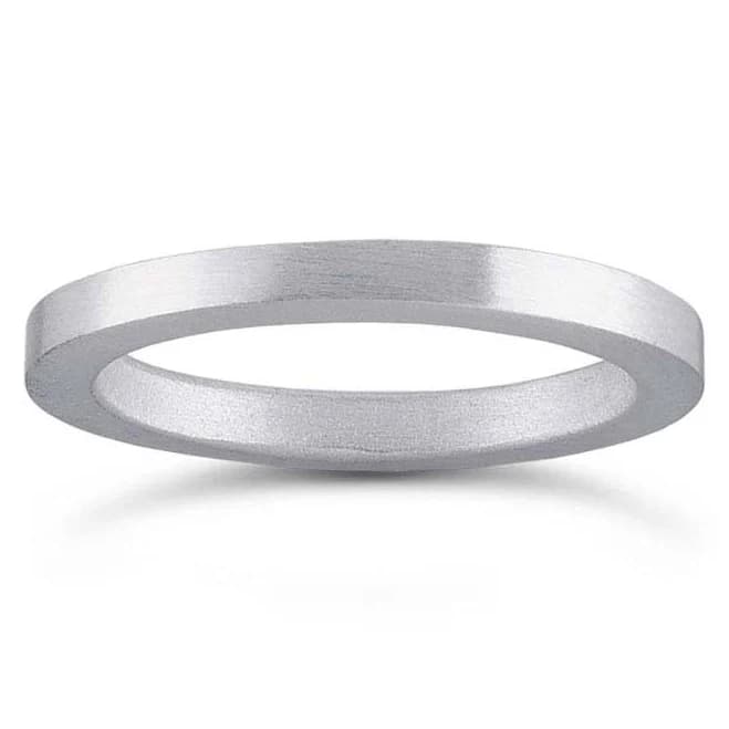 Sterling Silver Brushed Band