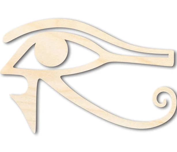 Mythical Craft Eye of RA Shape Wood Eye