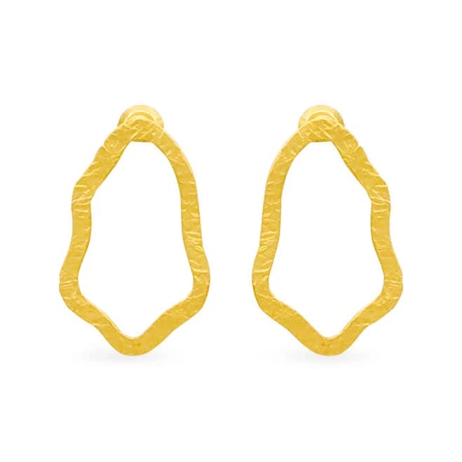 18K Gold Sophia Sculptural Stud Earrings