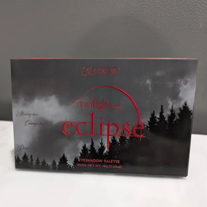 ColourPop x The Twilight Saga Eclipse Eyeshadow Palette Limited Edition 15-Shade Matte