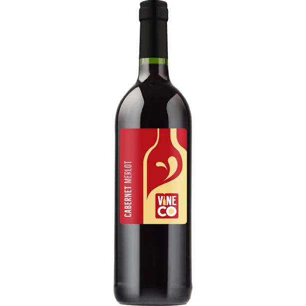 Wine Bottle Labels for VineCo Wine Kit - Cabernet Merlot (30 pack)