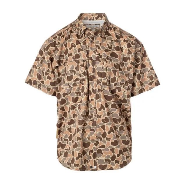 Woodlands Camo Short Sleeve Button Down