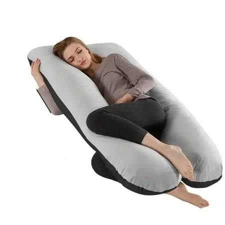U-Shape Full Body Maternity Pillows with Removable Cover