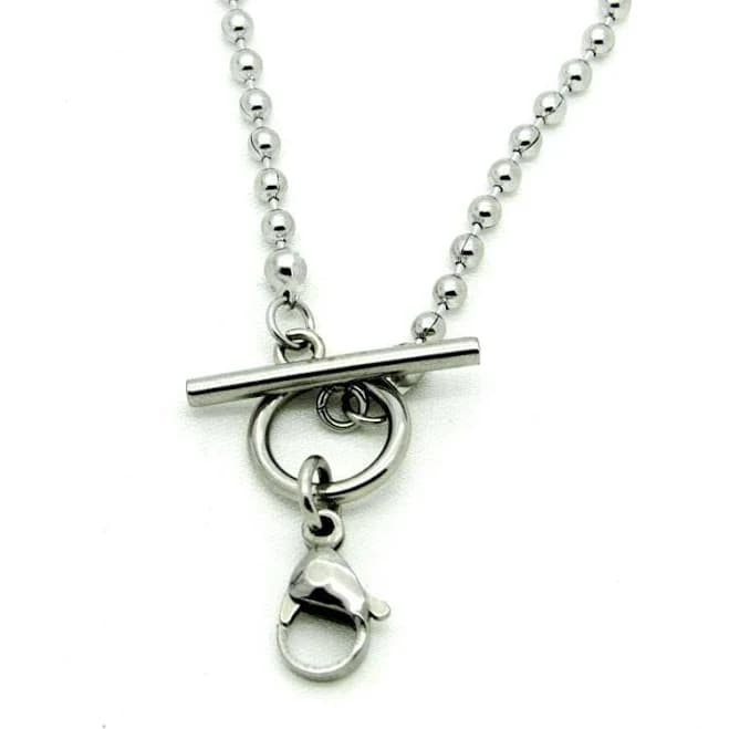 Stainless Steel Round Bead Chain Necklace
