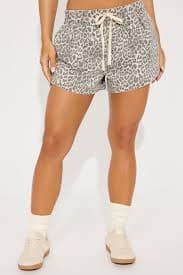After Dark Leopard Waist Tie Denim Short - Leopard | Fashion Nova