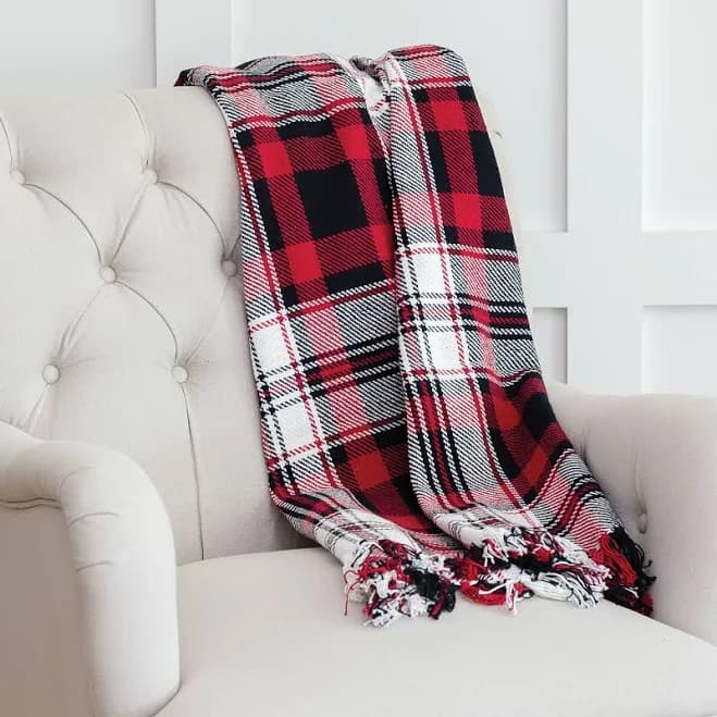 C&F Home Fireside Plaid Woven Throw Blanket