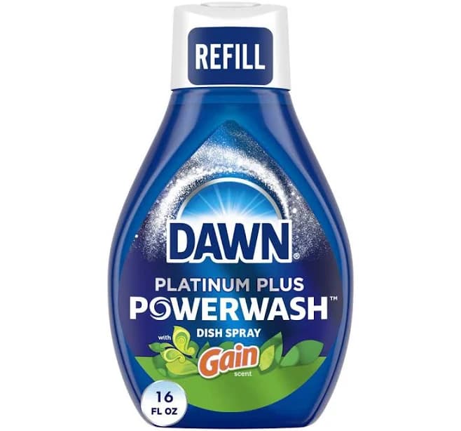 Dawn Platinum Plus Powerwash Dish Spray Refill Gain 16 fl oz