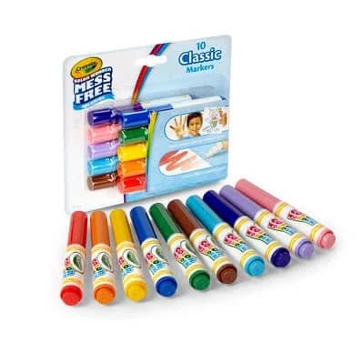 Crayola Color Wonder Mini Markers with 10