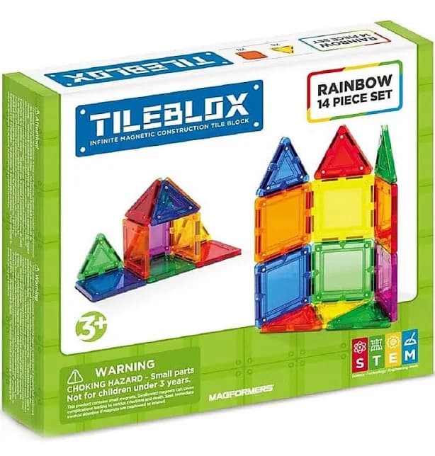 Tileblox Rainbow 14 Piece Set