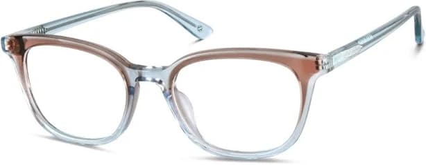Zenni Sporty Square Full Rim Frame Eyeglasses