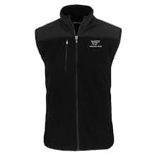 Virginia Tech Hokies Cutter & Buck Big & Tall Cascade Eco Sherpa Fleece Full-Zip Vest - Black