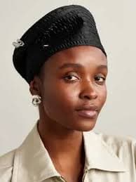 Gigi Burris Millinery Ady Shirred Hat In Black - 50% Off | Editorialist