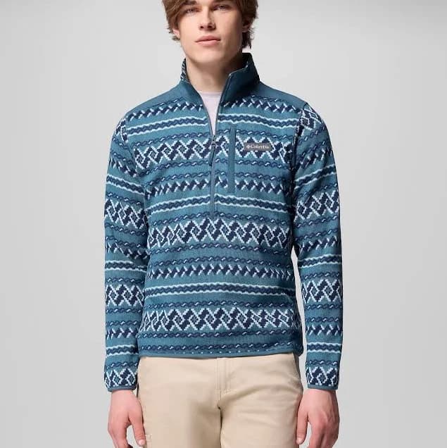 Columbia Men's Sweater Weather II Printed Half Zip Pullover