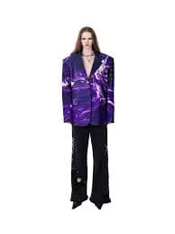 Galaxy Print OverSize Jacket – ARCANA ARCHIVE