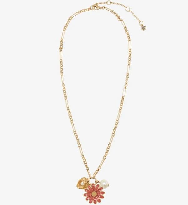 Draper James Flower Charm Necklace