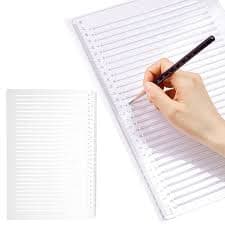 Straight Line Stencil Ruler Geometry Template Writing Straight Guide Geometric | Desertcart BAHRAIN