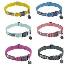 Ruffwear Hi & Light Dog Collar Dog Collar Lightweight Various Colours And Sizes