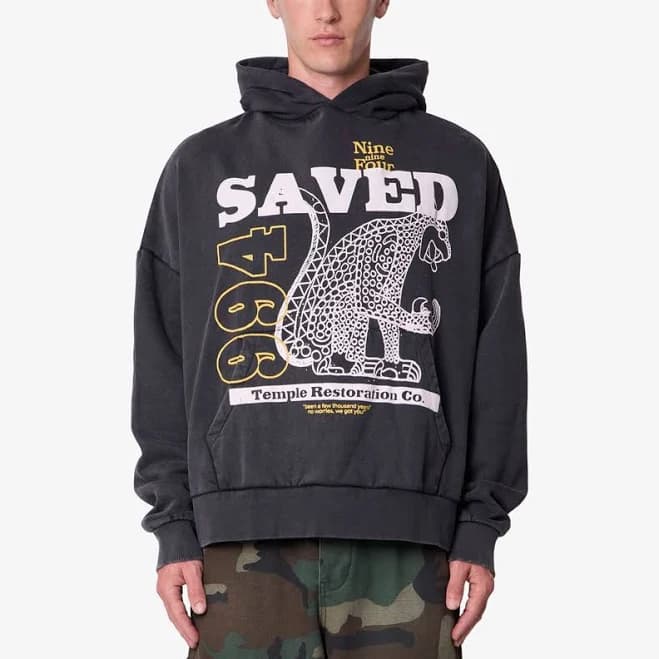 Saved Printed Hoodie