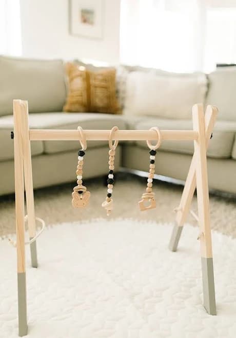 Grey Wooden Play Gym