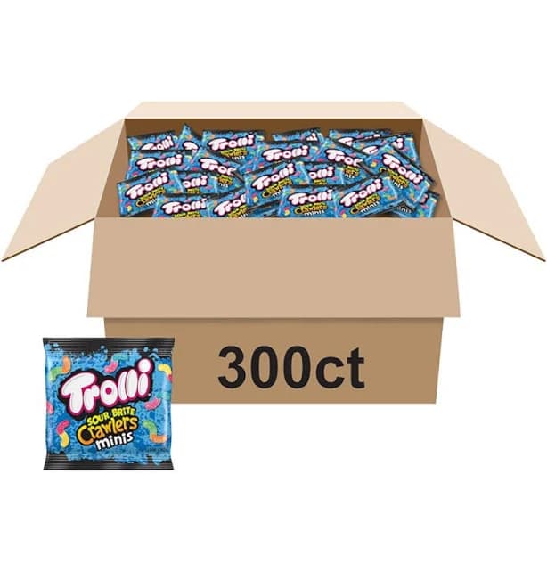 Trolli Sour Brite Crawlers Mini Candy Packs