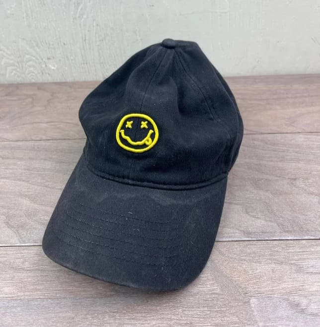 Nirvana Smiley Face Logo Baseball Cap