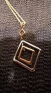 Vintage Geometric Design Neckace | eBay