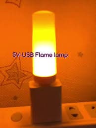 USB LED Atmosphere Light Dynamic Flame Effect Candle Lights For Power Bank Camping Lighting Cigarette Lighter Effect Light - AliExpress 39