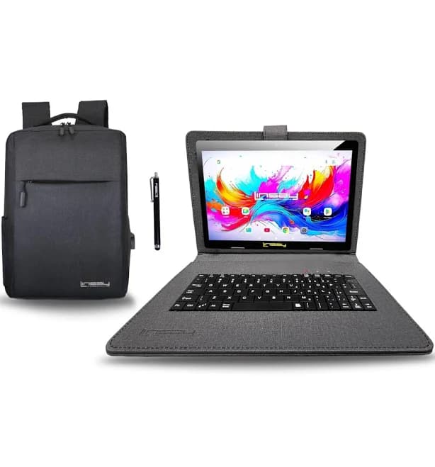 LINSAY 10.1" Octa Core 256GB Storage Android 15 Tablet