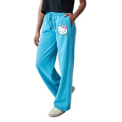 Hello Kitty Stars Straight Leg Sweatpant Joggers