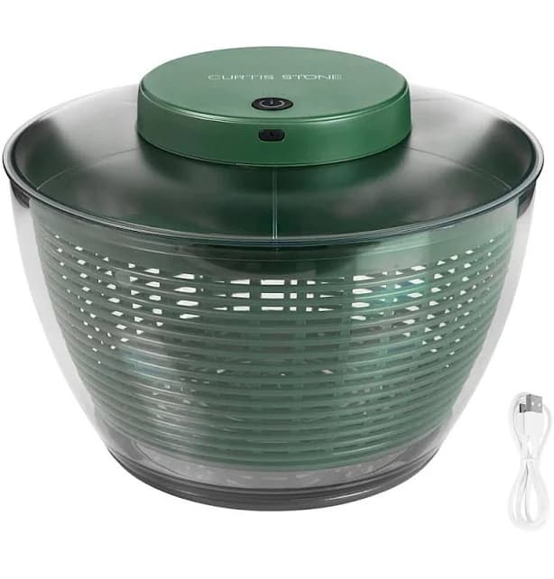 Curtis Stone 5-Quart Rechargeable Salad Spinner