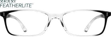 Black Rectangle Glasses #246523 | Zenni Optical