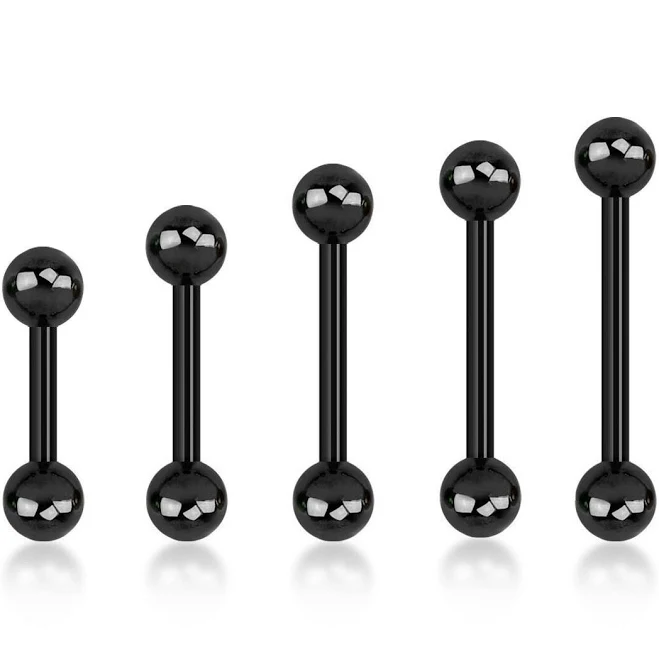 16g Anodized Surgical Steel Barbell Tragus Cartilage Eyebrow Ring