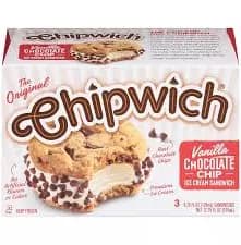 Chipwich Ice Cream Sandwich Vanilla Chocolate Chip