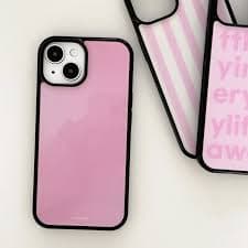 glossy glass bumper case (pink) - Hawoo | 60% - Asian Fashion Online Store