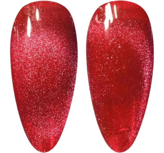 DND Gel 9D Red Cat Eye Nail Polish